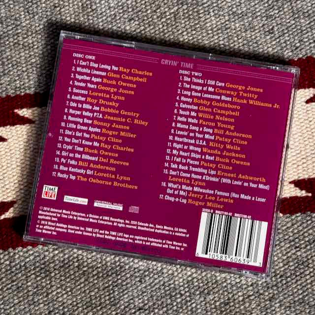 '60s Country - Cryin' Time - Time Life Compilation - Used 2-CD Set