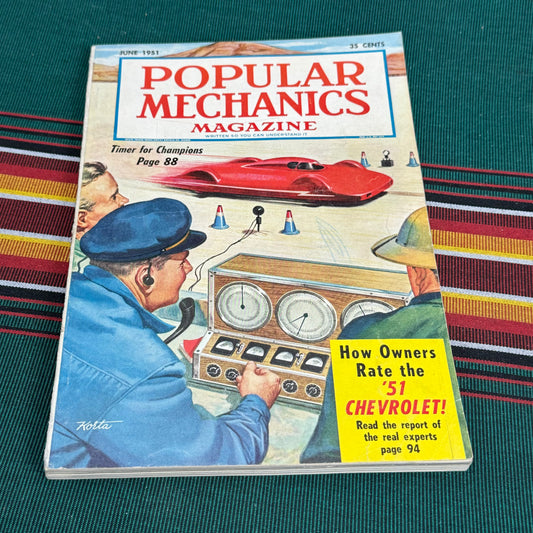 Popular Mechanics - Land Speed Racing - June 1951