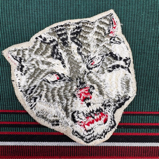 Vintage Ferocious Cat Patch