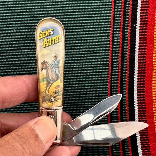 Gene Autry Pocket Knife - Made in USA