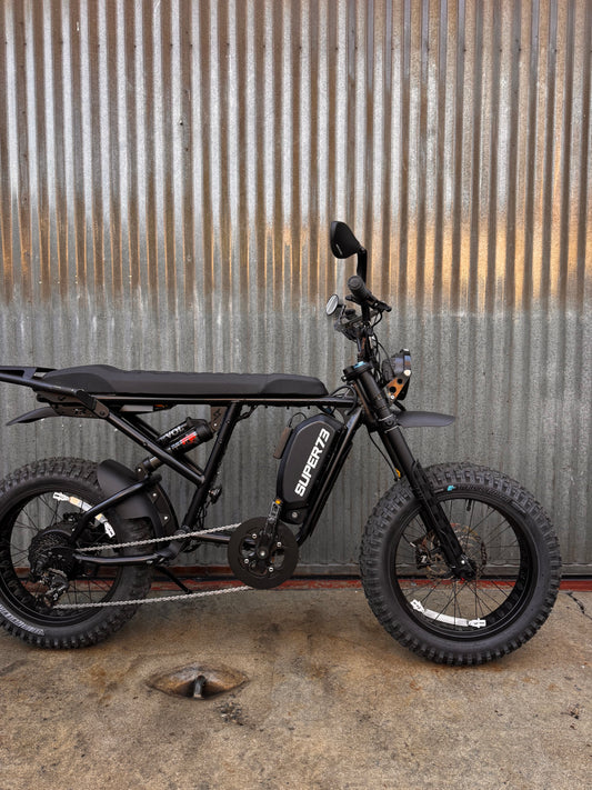 Used Super 73 R-Series with Fox Float Shock and Kanebilt Light
