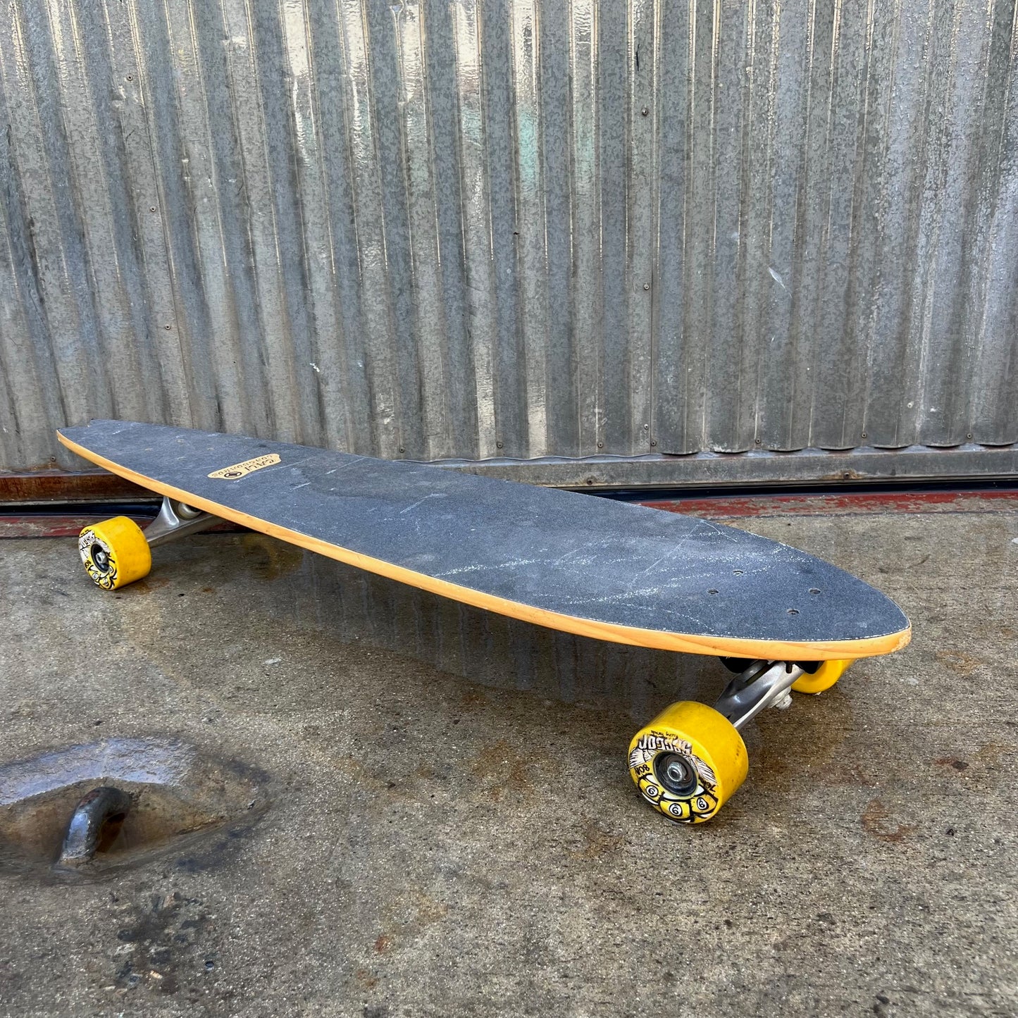 Skateboard - Modern Natural Wood Longboard - Surfboard Style - Studio Rental