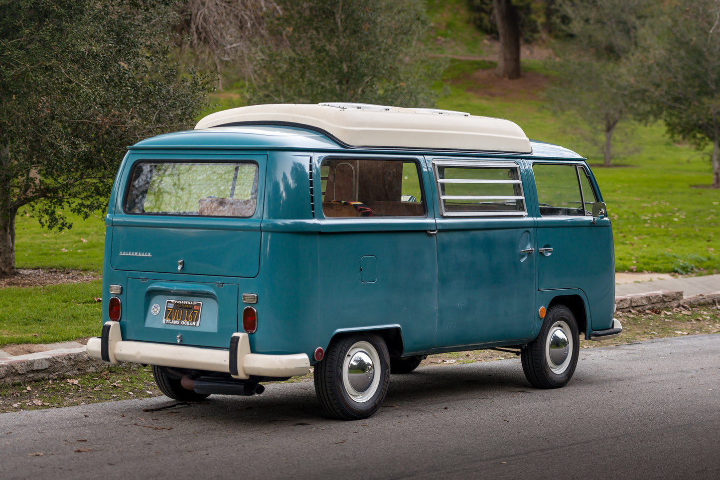 Classic VW Bus Camper Van - 1969 - Blue Beauty - Studio Rental - Picture Car