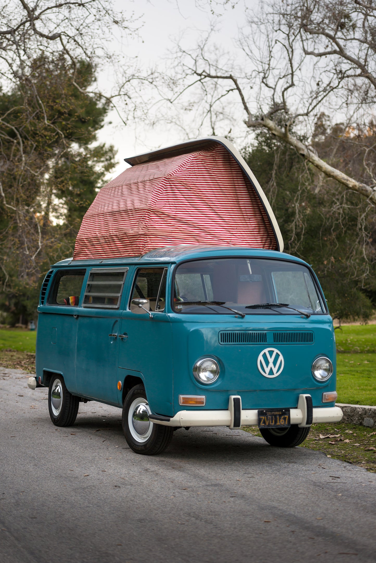 Classic VW Bus Camper Van - 1969 - Blue Beauty - Studio Rental - Picture Car