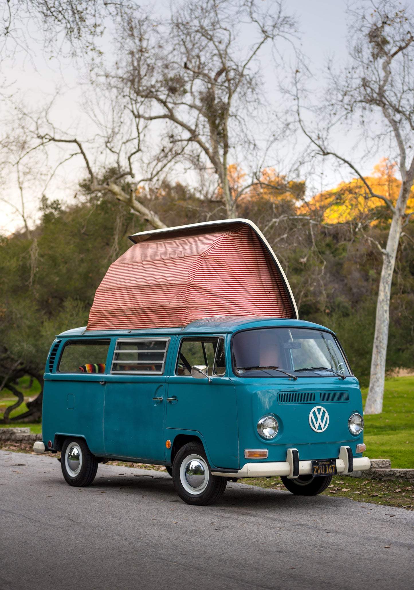 Classic VW Bus Camper Van - 1969 - Blue Beauty - Studio Rental - Picture Car