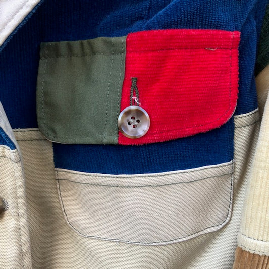 Abercombie & Fitch Hunter S. Thompson Patchwork Safari Jacket - Vintage