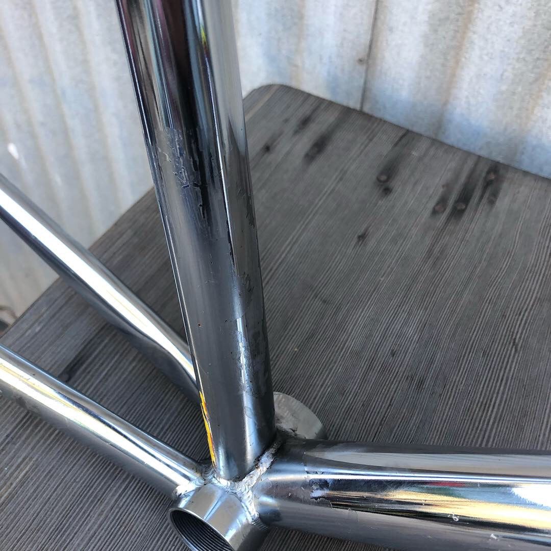 Bianchi Pista Frame and Fork - 2010 Chrome - Used