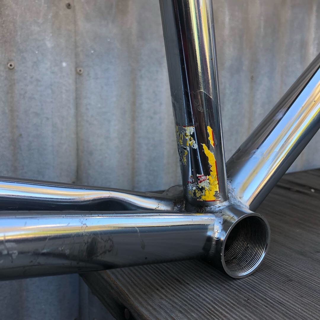 Bianchi Pista Frame and Fork - 2010 Chrome - Used
