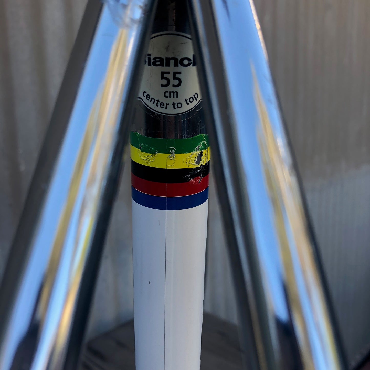 Bianchi Pista Frame and Fork - 2010 Chrome - Used