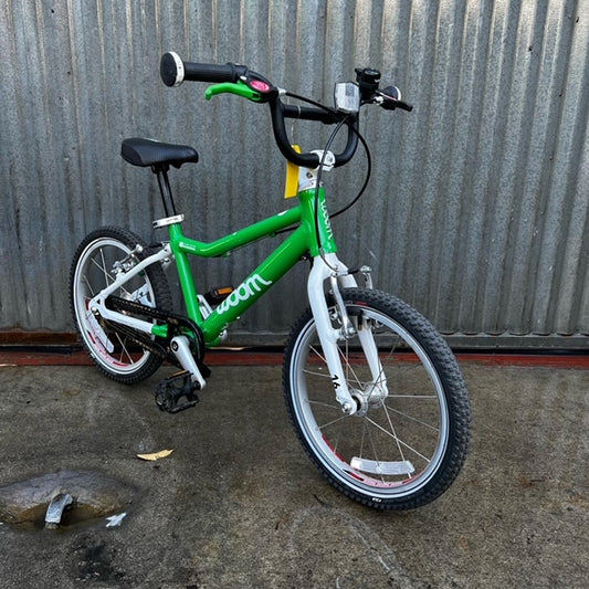 Used Green Woom 3 Kid's Bike