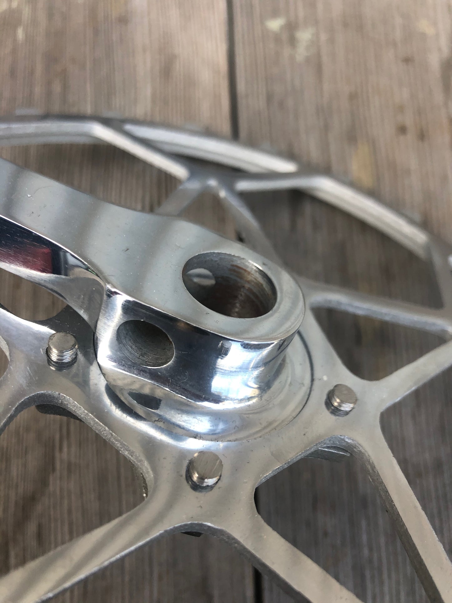 Magistroni Inch Pitch Pista Cranks - 24t - Non Plated Chain Ring Bolts