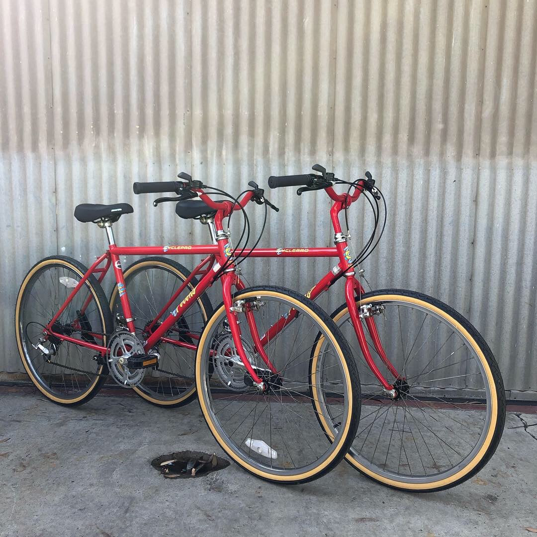 Cyclepro Matched Pair Pocono Used Burrito Slayer-style City Bike