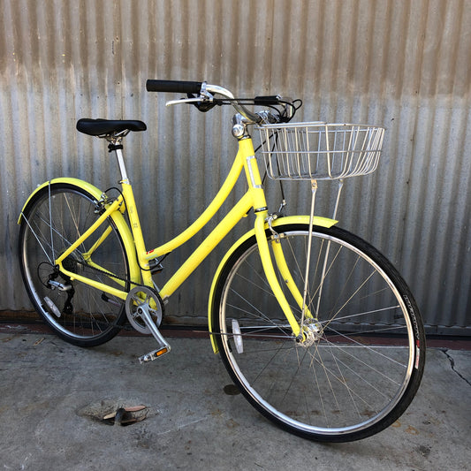 Gently Used Globe City Bike for Women - Lemon Yellow