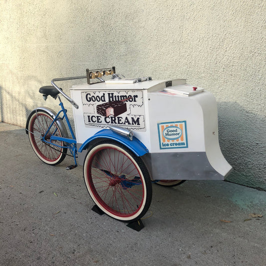 Good Humor Ice Cream Trike Bicycle Vendor Cart - Vintage and Original