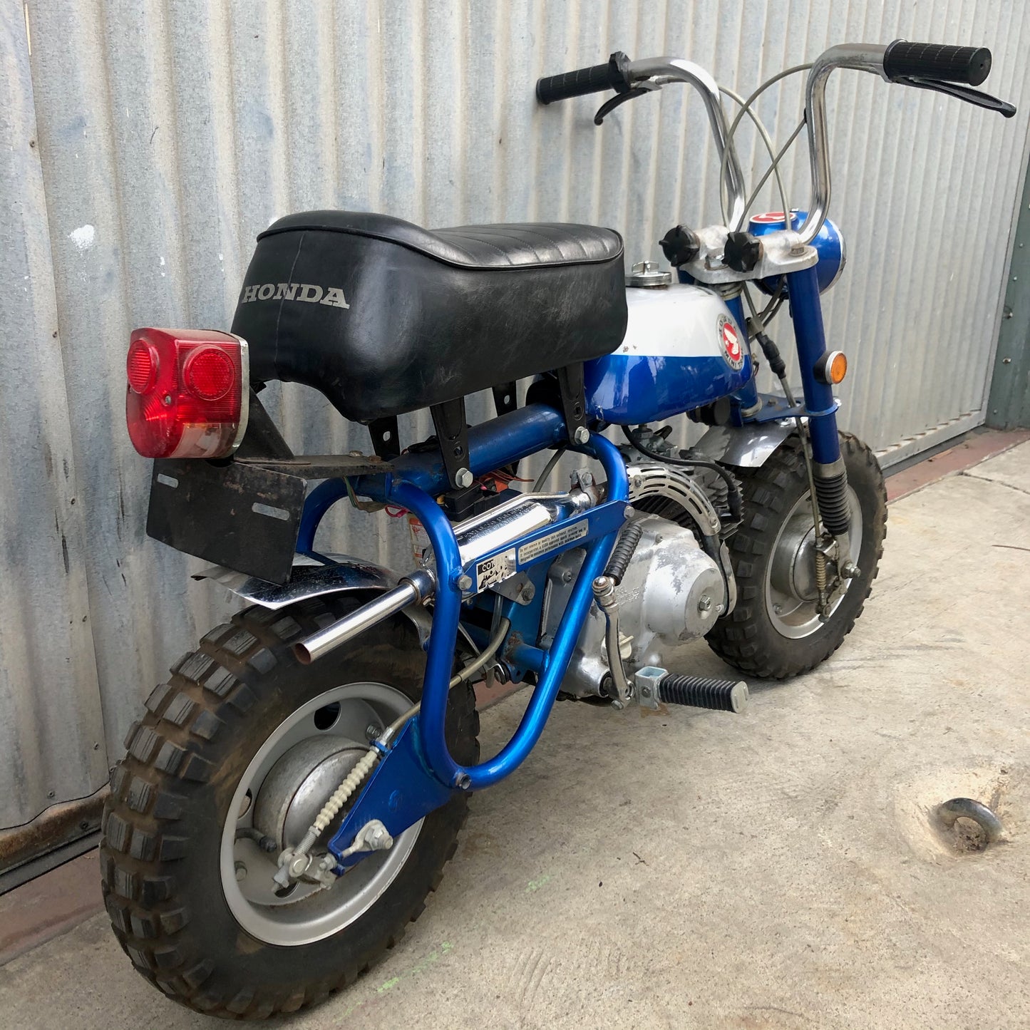 Honda Mini Trail Z50a Monkey Bike Motorcycle