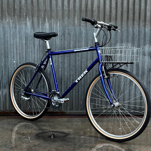 trek bicycle baskets Used Cool Trek City Bike with Rack and Basket – Coco's Variety