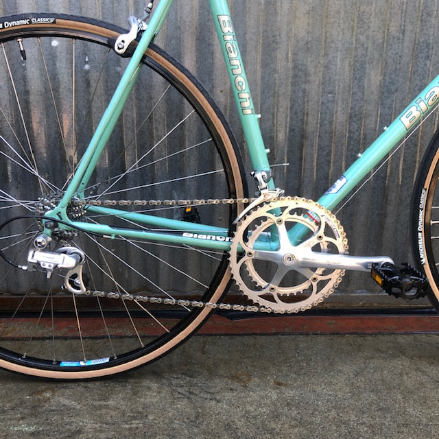 Bianchi Campione D'Italia - Campagnolo Mirage - Vintage Steel Celeste Road Bike