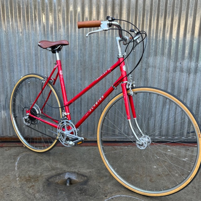 Schwinn red bike vintage on sale