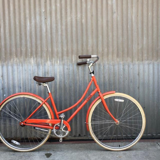 Women's Linus Dutchi - Tangerine with Cream Tires - Studio Rental
