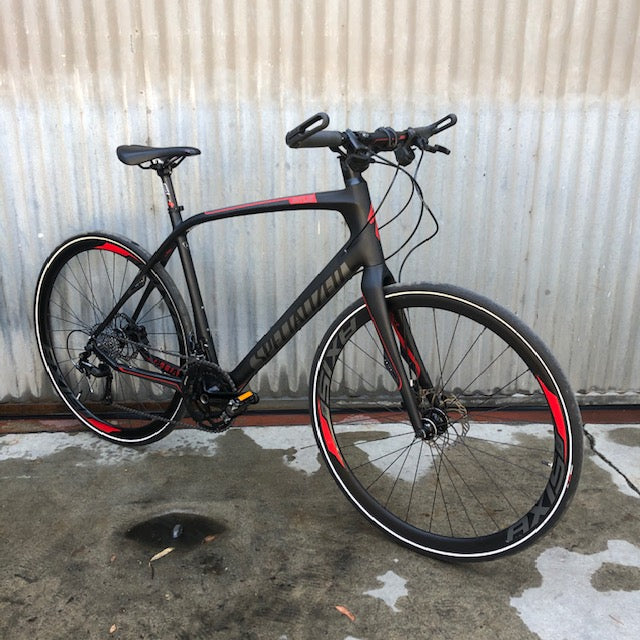 Used Specialized Sirrus Expert - High End Carbon Fiber Flat Bar Performance Road Bike