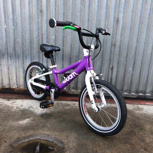 Woom 2 - 14" wheels for 3-5 year olds - Purple - Used