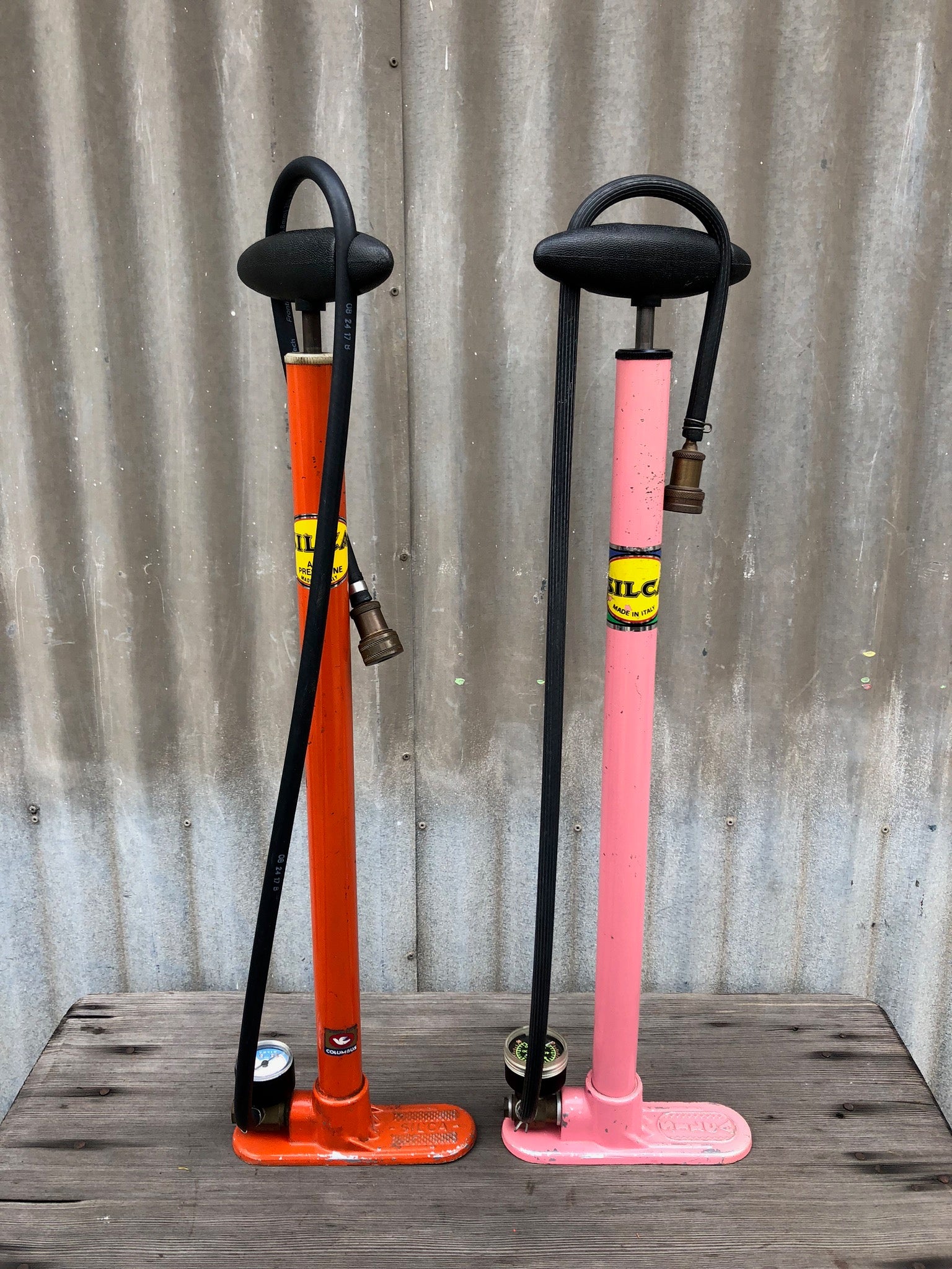 Sarroni Red Colnago with Matching Silca Pump - VéloColour Custom Paint and Cycling Bags Sarroni Red Colnago with Matching Silca Pump - VéloColour Custom Paint and Cycling Bags