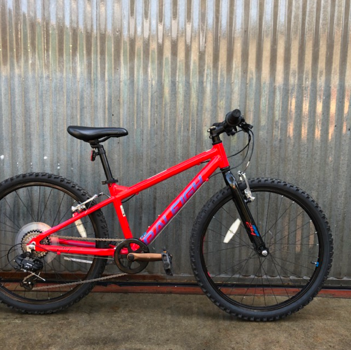 Used 24" Raleigh Kid's Bike for Mountain Biking or City Riding