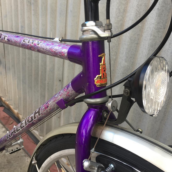 Raleigh City Bike from Europe with Generator Lights, Full Fenders and Rack