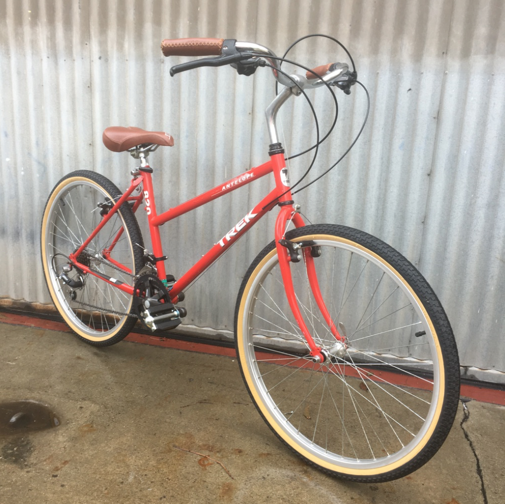 Trek 820 Step-through City Bike Burrito Slayer Conversion – Coco's Variety Trek 820 Step-through City Bike Burrito Slayer Conversion – Coco's Variety