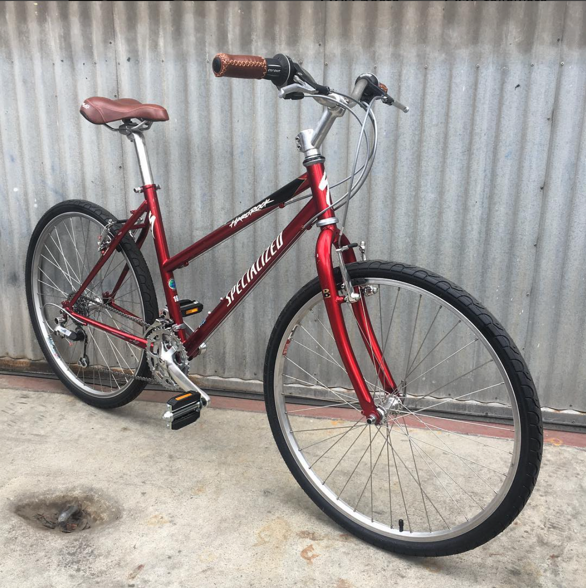 mtb citybike Specialized Hard Rock Vintage Stepthrough MTB City Bike Conversion – Coco's Variety