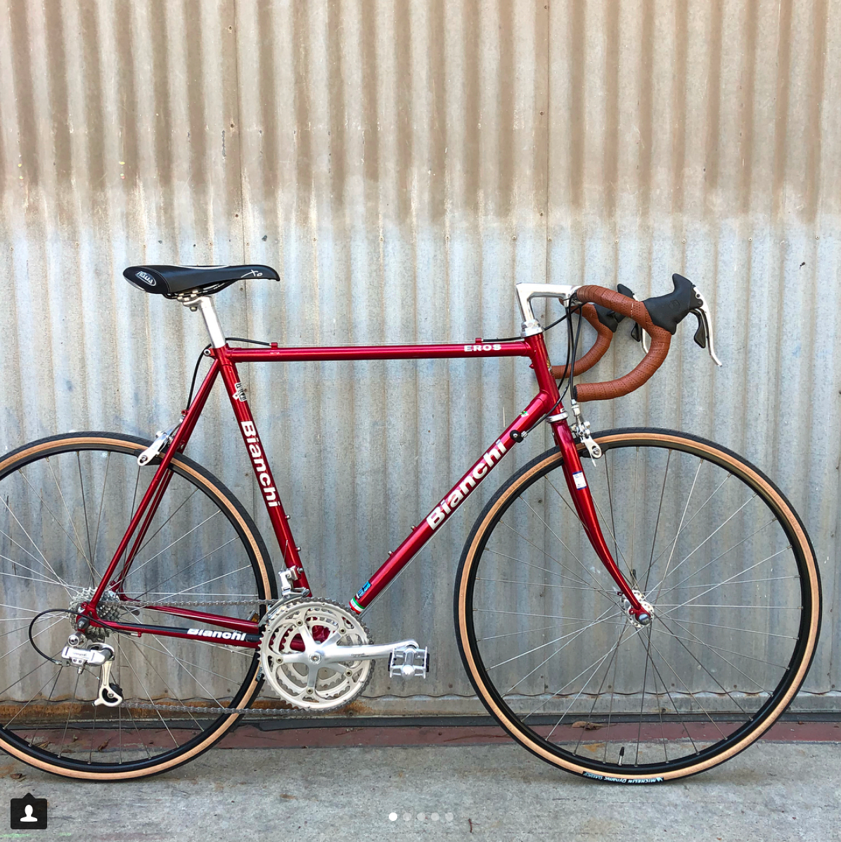 Bianchi Eros Classic Italian Road Bike with Campagnolo Mirage 8-Speed