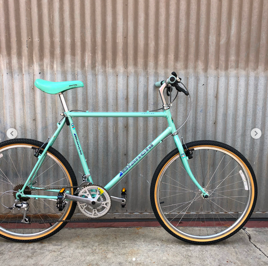 Bianchi Lugged Frame Japanese MTB Celeste