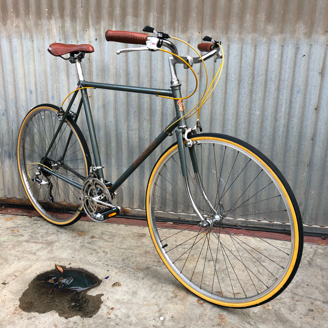 Nishiki Royal built as a baguette slaying city bike