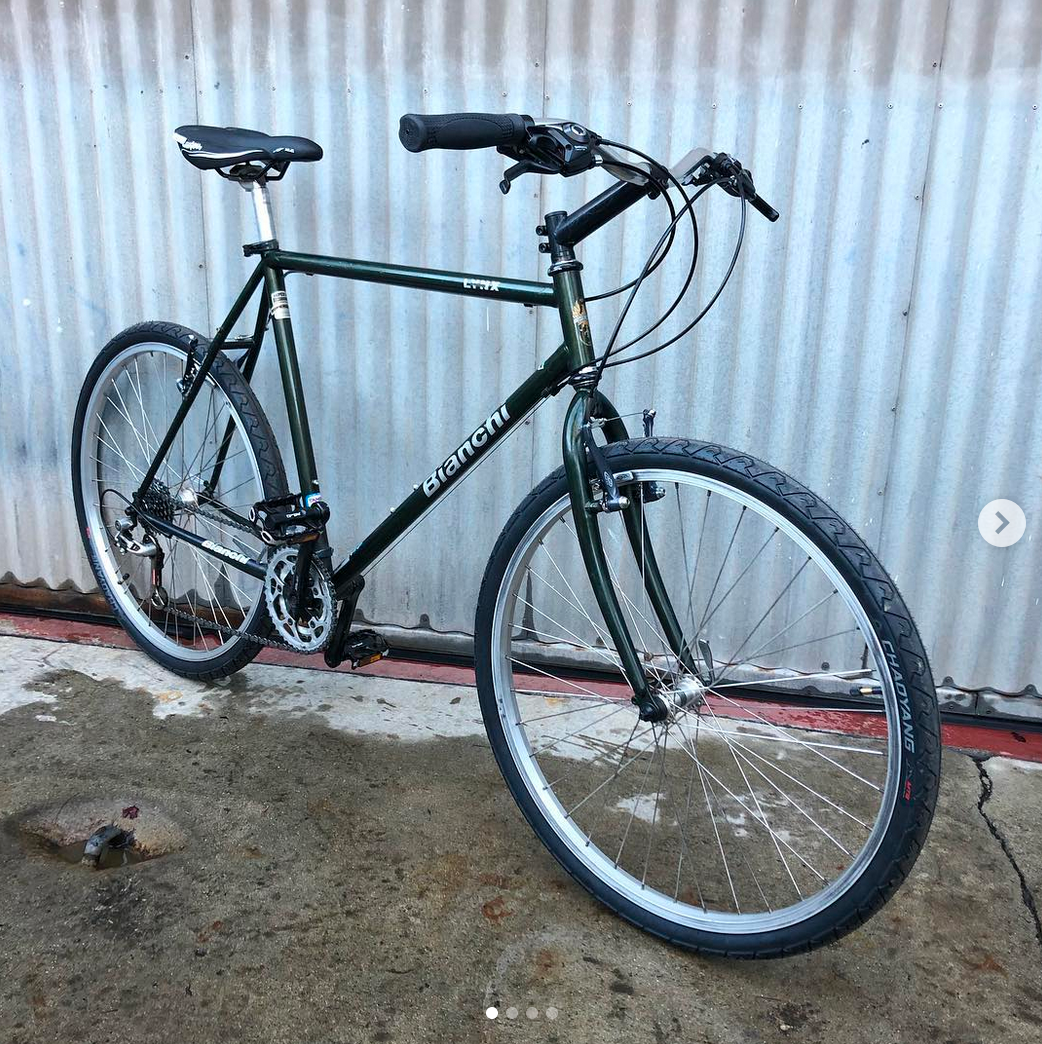 Bianchi Lynx City Bike - MTB Conversion in the Burrito Slaying Standard