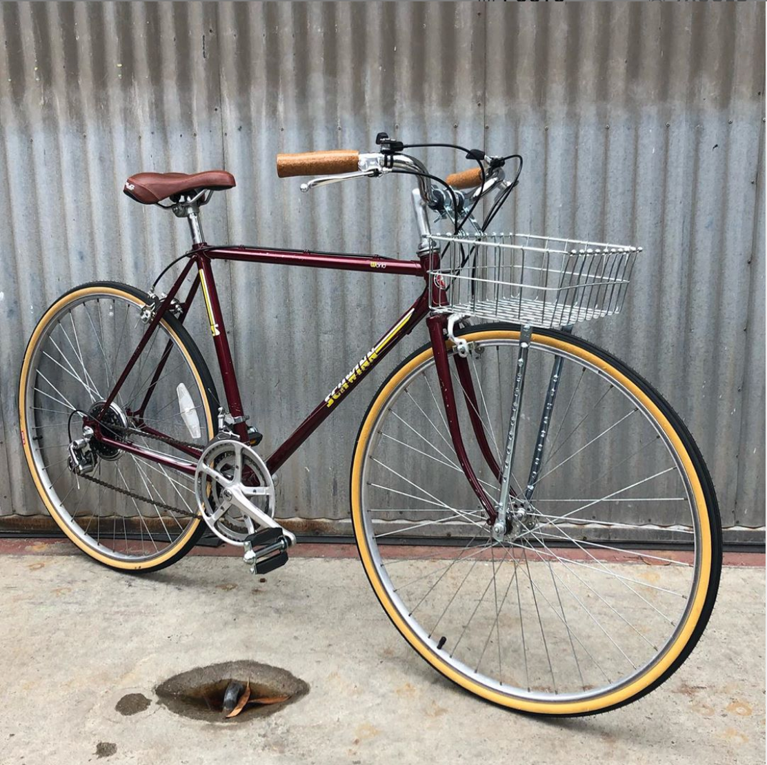 Schwinn City Bike Conversion in the Baguette Slayer Style