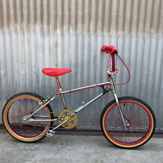 Kid's BMX - Classic Vintage Red and Chrome Mongoose - Studio Rental