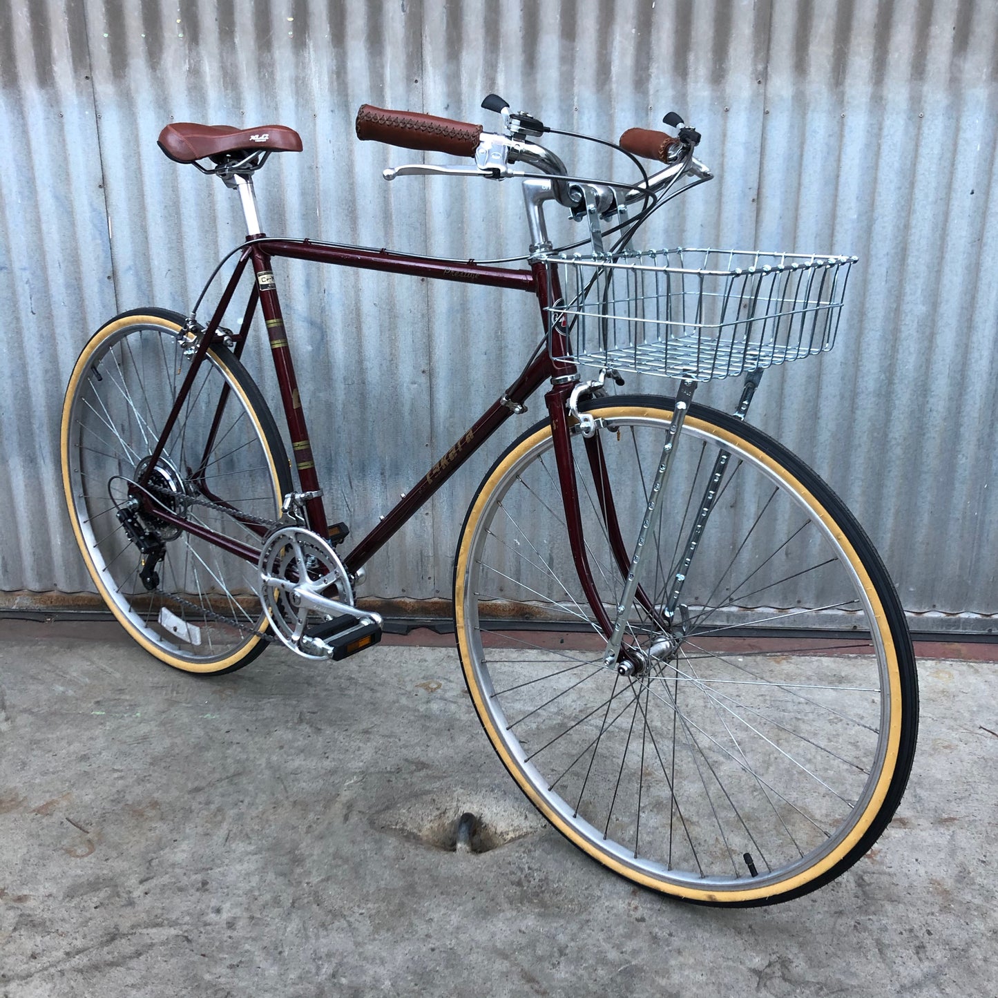 Takara Road Bike Converted for Classy City Riding