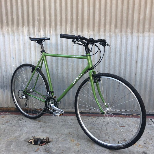 Used Surly Cross Check Set-Up as Cool Upright Gravel Commuter