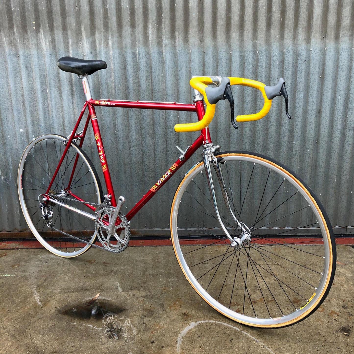 Vintage Italian Viner Race Bike with Pantographed Campagnolo Super Record - Vintage