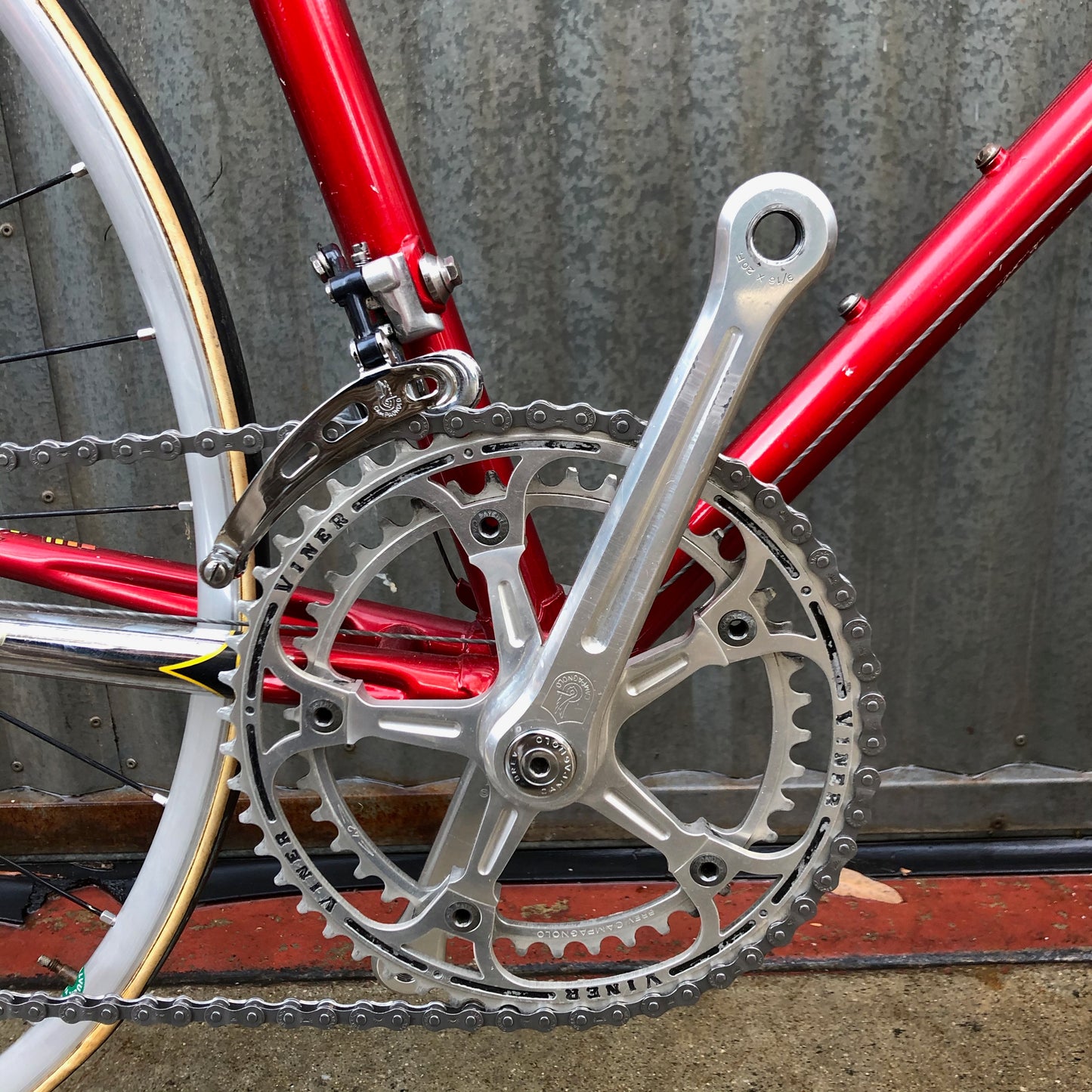 Vintage Italian Viner Race Bike with Pantographed Campagnolo Super Record - Vintage