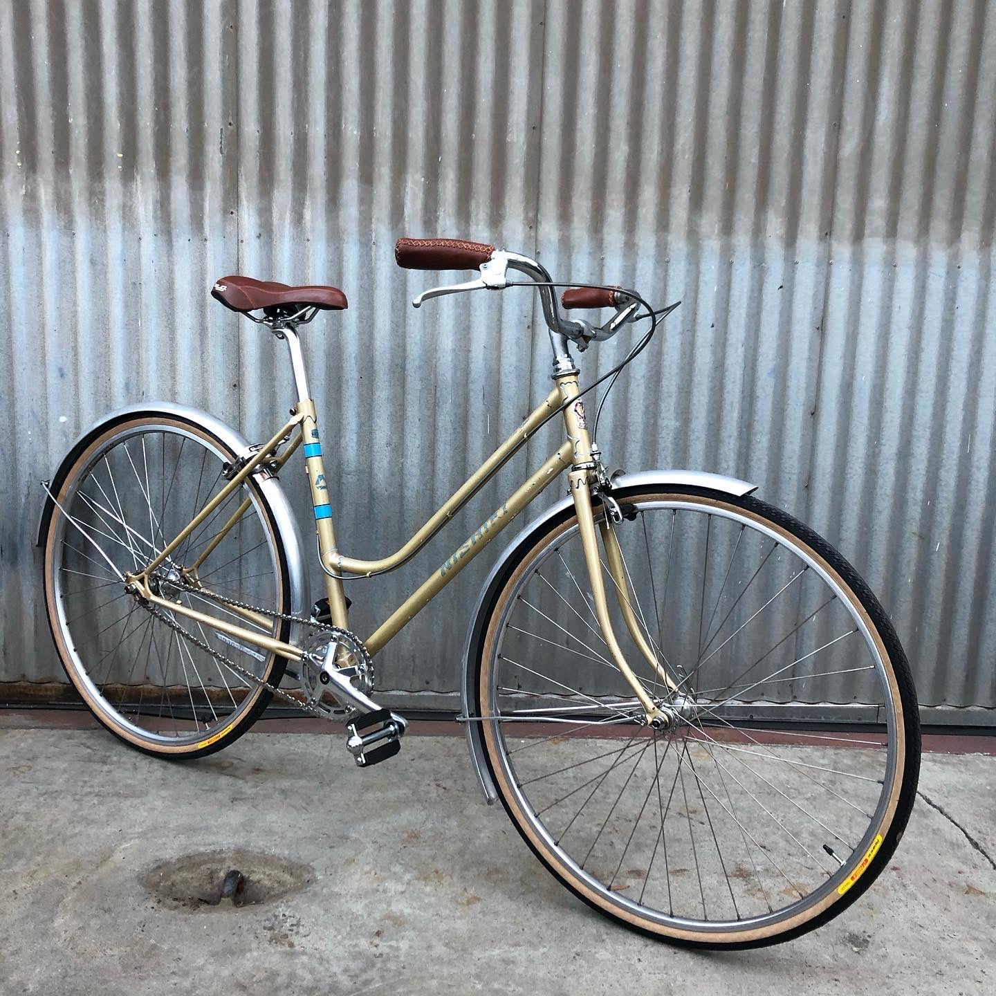 citybike vintage Nishiki Vintage Gold Step-through City Bike – Coco's Variety