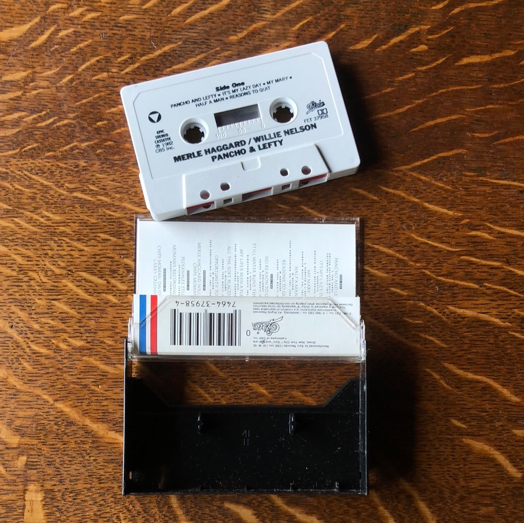 Pancho & Lefty - Merle Haggard / Willie Nelson - Epic - Cassette Tape
