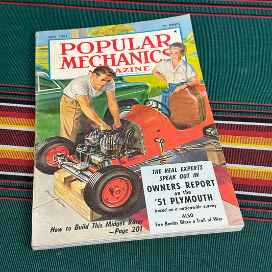 Popular Mechanics - Midget Racing - June 1950