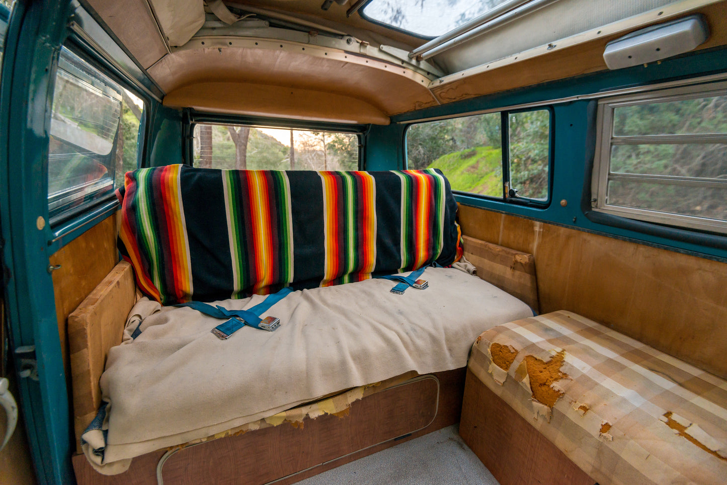 Classic VW Bus Camper Van - 1969 - Blue Beauty - Studio Rental - Picture Car