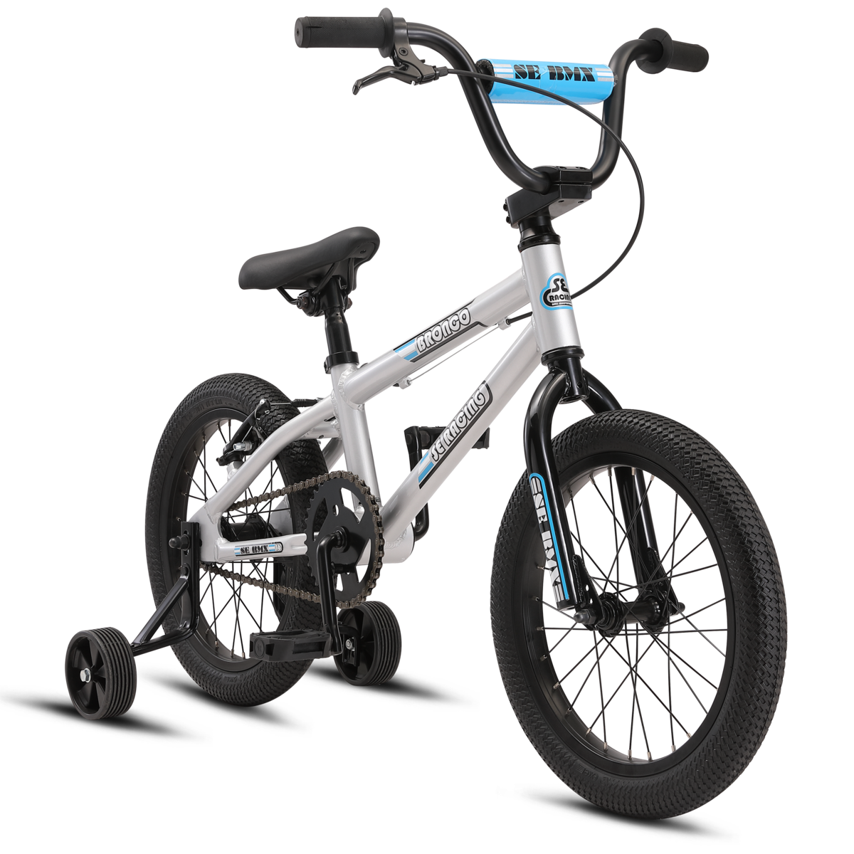 SE Bronco 16" Bmx Style Kid's Bike with Training Wheels