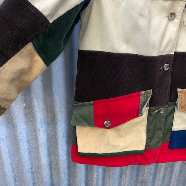 Abercombie & Fitch Hunter S. Thompson Patchwork Safari Jacket - Vintage