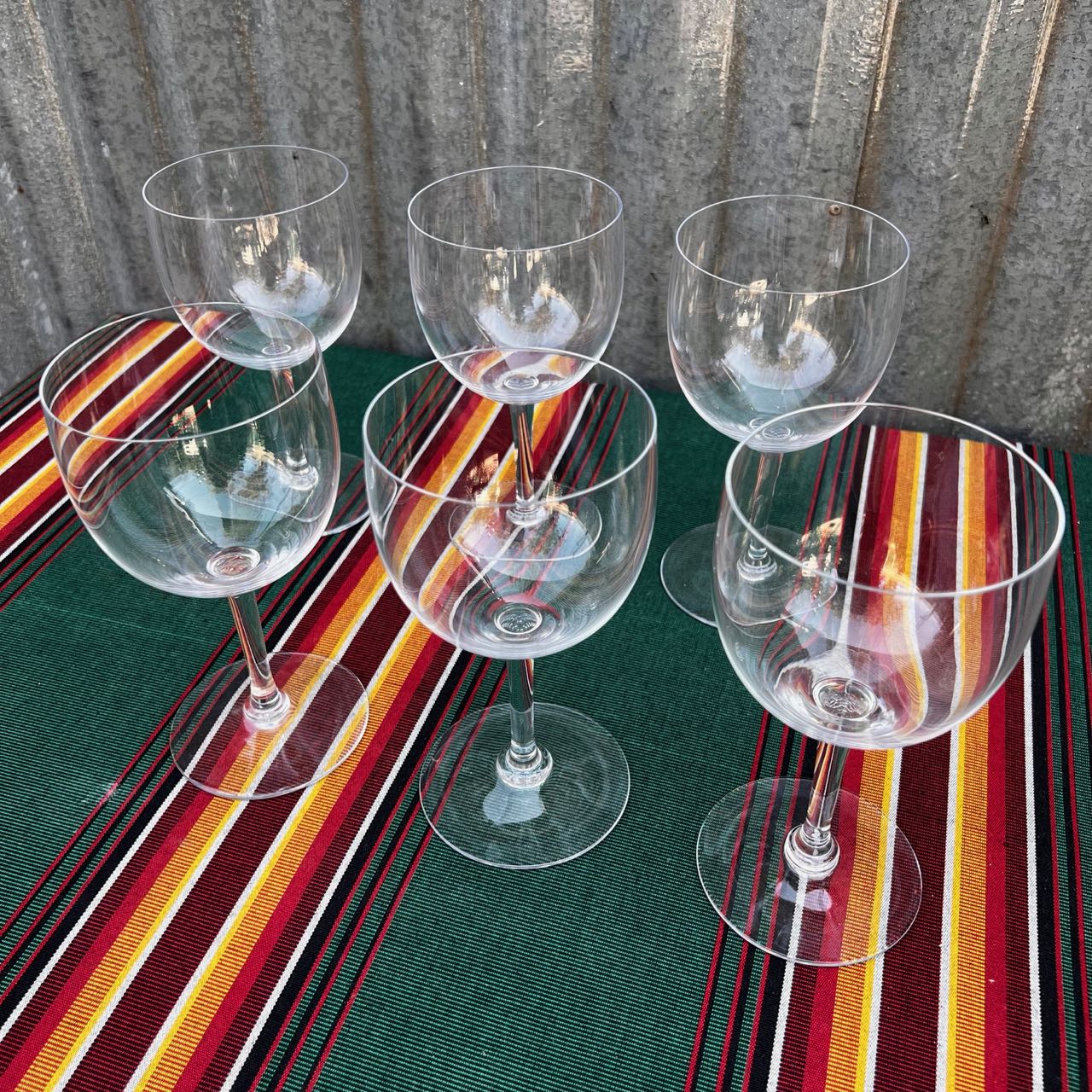 Baccarat Montaigne Optic Crystal Wine Glasses