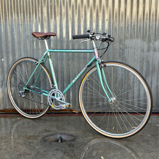 Vintage Raleigh Road Bike Converted to Zippy City Bike for the Procurement of Baguettes and Other Luxury Bread Products