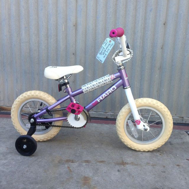 Haro Z12 Girl's Bike with Training Wheels