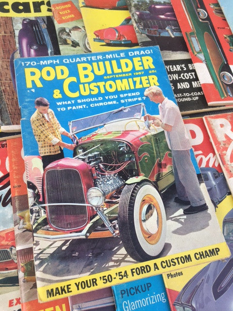 Hot Rod and Custom Car Magazines - 34 Issues of Rod & Custom, Car Craft, etc. Small Format